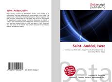 Capa do livro de Saint- Andéol, Isère 