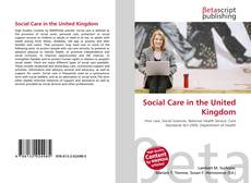 Buchcover von Social Care in the United Kingdom