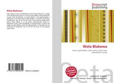 Copertina di Wola Blakowa