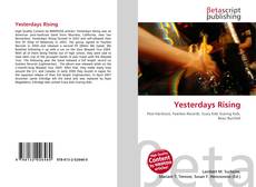 Capa do livro de Yesterdays Rising 