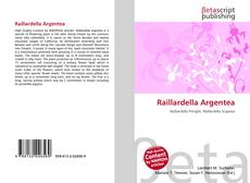 Capa do livro de Raillardella Argentea 
