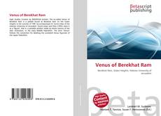 Capa do livro de Venus of Berekhat Ram 