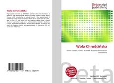 Buchcover von Wola Chruścińska
