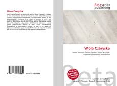 Couverture de Wola Czaryska
