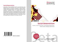 Capa do livro de Social Determinism 