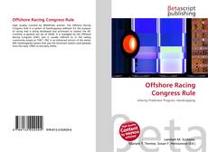 Capa do livro de Offshore Racing Congress Rule 