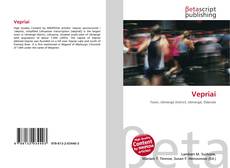 Couverture de Vepriai