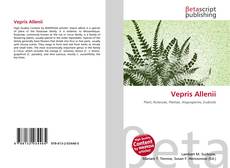 Capa do livro de Vepris Allenii 