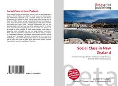 Buchcover von Social Class in New Zealand