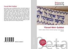 Yisroel Meir Gabbai kitap kapağı