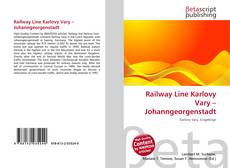 Copertina di Railway Line Karlovy Vary – Johanngeorgenstadt