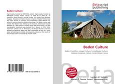 Baden Culture的封面