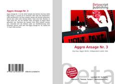 Aggro Ansage Nr. 3的封面