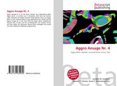 Aggro Ansage Nr. 4的封面