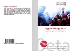 Aggro Ansage Nr. 5 kitap kapağı