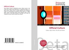 Buchcover von Official Culture