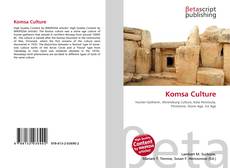 Buchcover von Komsa Culture