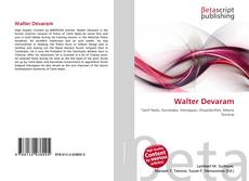 Walter Devaram kitap kapağı