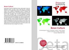 Buchcover von Boian Culture