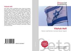Capa do livro de Yitzhak Hofi 