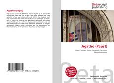 Buchcover von Agatho (Papst)