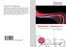 Couverture de Saint-Henri—Westmount