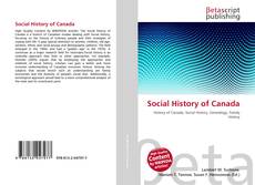 Couverture de Social History of Canada