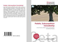 Podole, Subcarpathian Voivodeship kitap kapağı