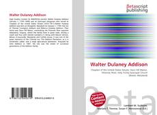Couverture de Walter Dulaney Addison