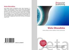 Couverture de Wola Obszańska