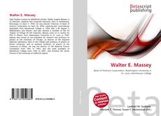 Couverture de Walter E. Massey