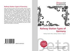 Couverture de Railway Station Types of Germany