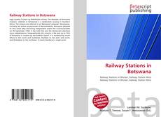 Couverture de Railway Stations in Botswana
