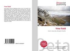 Couverture de Yme Field