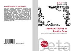 Couverture de Railway Stations in Burkina Faso