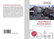 Couverture de Social Effects of Hurricane Katrina