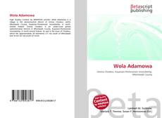 Copertina di Wola Adamowa