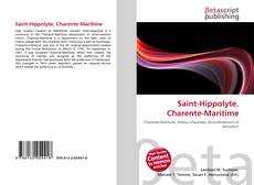 Capa do livro de Saint-Hippolyte, Charente-Maritime 
