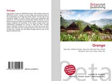 Copertina di Orongo
