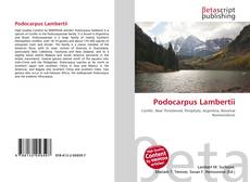 Copertina di Podocarpus Lambertii