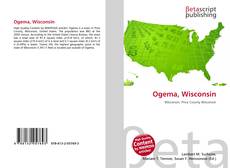 Capa do livro de Ogema, Wisconsin 