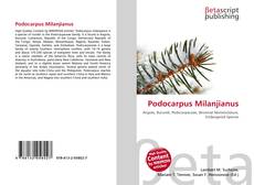 Buchcover von Podocarpus Milanjianus