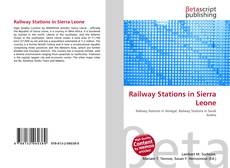 Couverture de Railway Stations in Sierra Leone
