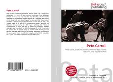 Copertina di Pete Carroll