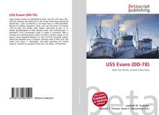 Copertina di USS Evans (DD-78)