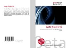 Capa do livro de Wola Klasztorna 