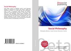 Copertina di Social Philosophy