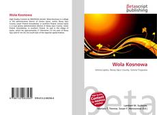 Copertina di Wola Kosnowa