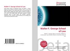 Copertina di Walter F. George School of Law
