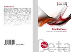 Copertina di Rob Bertholee